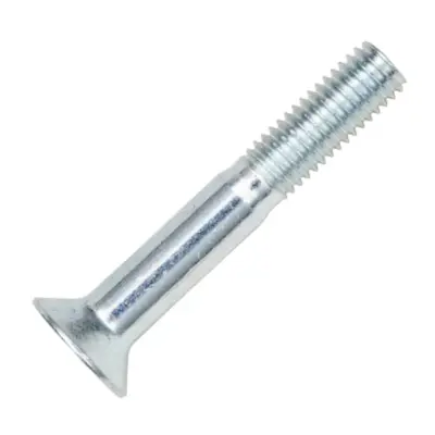 Lục Giác Chìm Col Thép Mạ Kẽm Trắng Cr3+ 10.9 DIN7991 M6x60 Ren Lửng