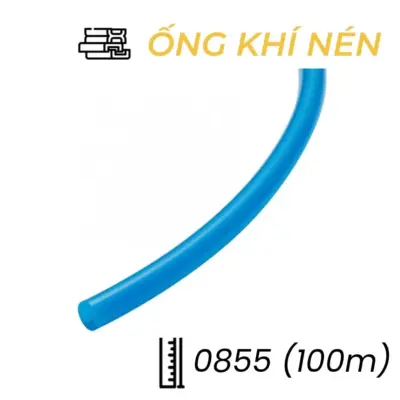 Dây Hơi Khí Nén EPU Phi 8 Màu Xanh OD8 x ID5.5 mm CDC EPU 0855 (100m)