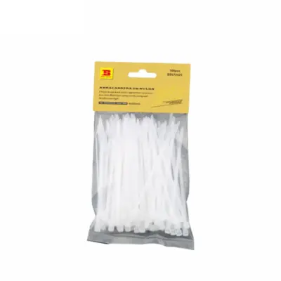 Dây Rút Nhựa 4×150 mm Màu Trắng Bosi BS572415