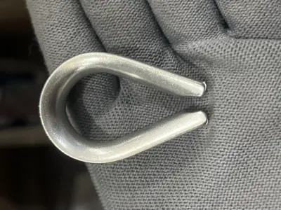 Bẹn Lót Cáp (Rope Thimble) Inox 304 D8