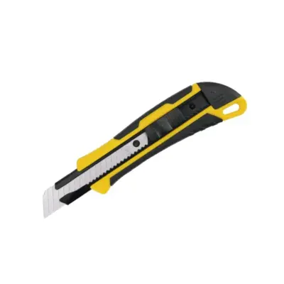 Dao Rọc Giấy Bản To 18 mm Kèm 2 Lưỡi Dài 166 mm Bosi BS310052