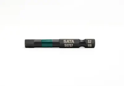 Bộ 10 Mũi Lục Giác 6 cạnh 1/4″ 5X50mm Sata 59755