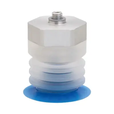 Bộ Nấm Hút Chân Không Và Giá Đỡ Ngành Bao Bì, Silicone, O.D 50 mm, Pisco VPE50PBS43-M5-MF