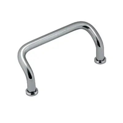 Tay Nắm Cửa Chữ U Dạng Offset Thép Mạ Chrome Phi 10 mm x L 120 mm (UHFNZ120-G)