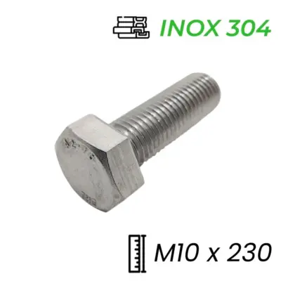 Bulong Inox 304 DIN933 M10x230