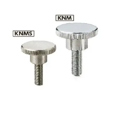 Núm Vặn Tròn Khía Thép Ren Ngoài OD20 M5x16 NBK Dòng KNM