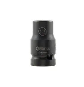 Đầu Tuýp Lục Giác Đen 1/2″ Thành Mỏng 10mm Sata 34303T