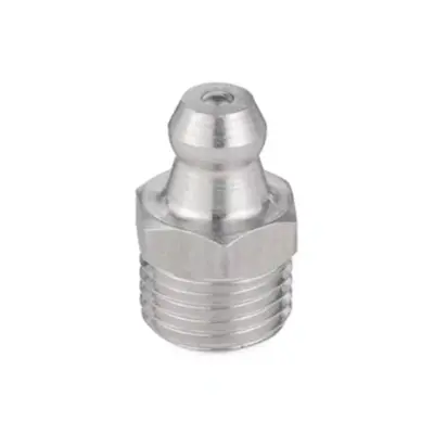 Vú Mỡ Thẳng Inox 304 M8x1.0