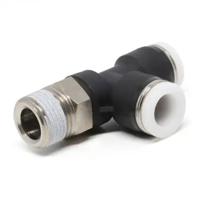 Đầu Nối Nhanh Khí Nén Dạng Chữ T Ren Ngoài Pisco PD3/8-N3UW