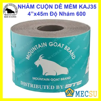 Nhám Cuộn Dê Mềm MOUNTAIN GOAT KAJ35 4″x45m Độ Nhám 600