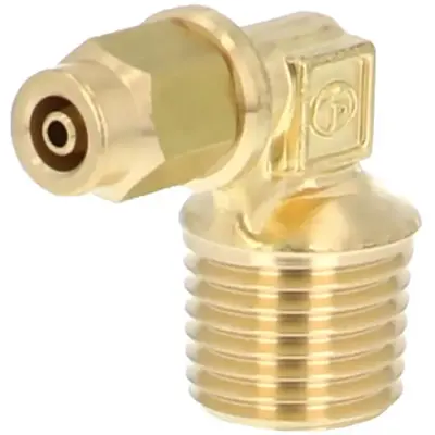 Đầu Ngạnh Nối Ống Có Đai Ốc Xiết Dạng Cong 90° Ren Ngoài Pisco NKL1290-04