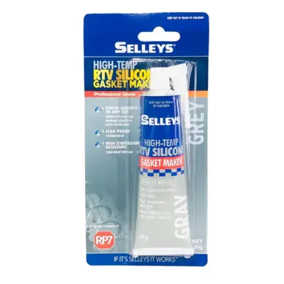 Keo Silicone Tạo Gioăng Chịu Nhiệt Selleys RTV Xám 85g (Hộp 12 Tuýp)