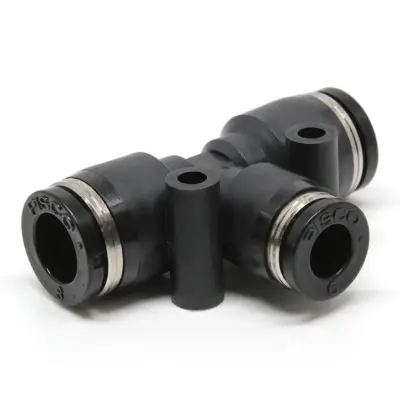 Đầu Nối Nhanh Khí Nén Chữ T Dạng Nối Giảm Pisco PEG8-6W-C