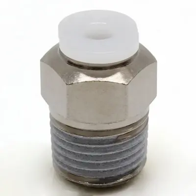 Đầu Nối Nhanh Khí Nén Dạng Thẳng Thân Lục Giác Ren Ngoài Pisco PC1/8-N1MU