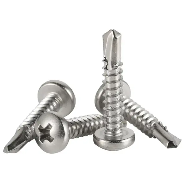 Vít Tự Khoan Đầu Tròn Inox 410 M4.8×38 (#10-16)