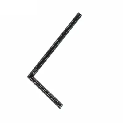 Thước Thợ Mộc Ke Chữ L Thép Đen 40×60 cm Bosi BS181360