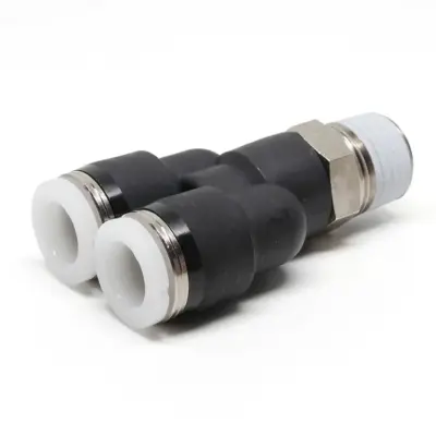 Đầu Nối Nhanh Khí Nén Dạng Chữ Y Ren Ngoài Pisco PX5/16-02-C