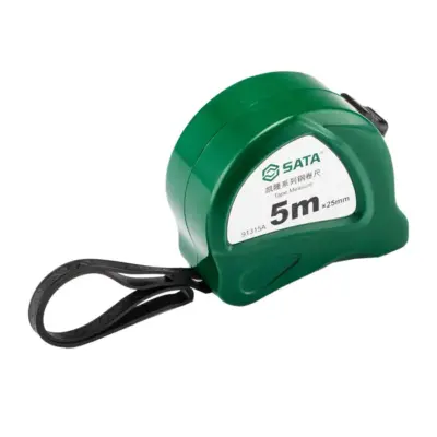 Thước Cuộn Thép Vỏ Nhựa ABS 5m Sata 91315A
