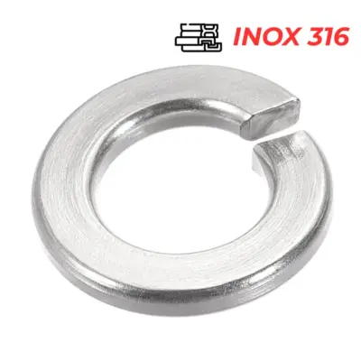 Lông Đền Vênh Inox 316 DIN127 M10 (50Con/Bịch)
