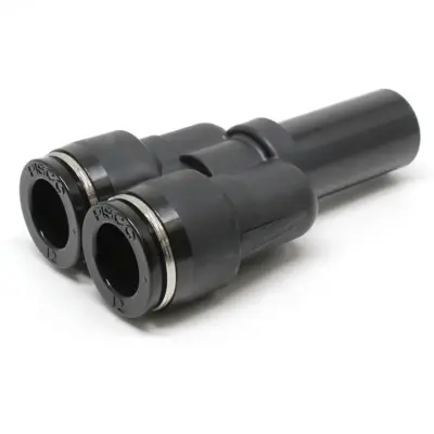 Đầu Nối Nhanh Khí Nén Giữa Ống Khí Và Fitting Dạng Nối Giảm Chữ Y Pisco PWJ16-12