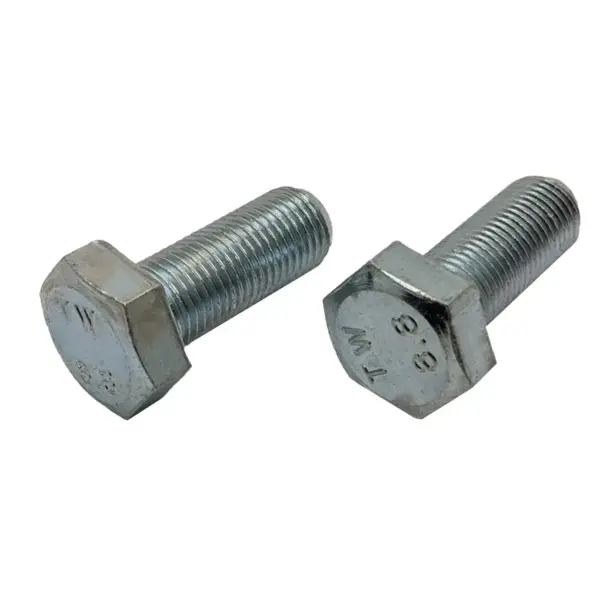 Bulong Mạ Kẽm Trắng Cr3+ 8.8 DIN933 M16x40