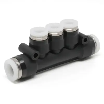 Đầu Nối Nhanh Khí Nén Chữ T 5 Ngã Dạng Nối Giảm Pisco PKG5/16-1/4-C