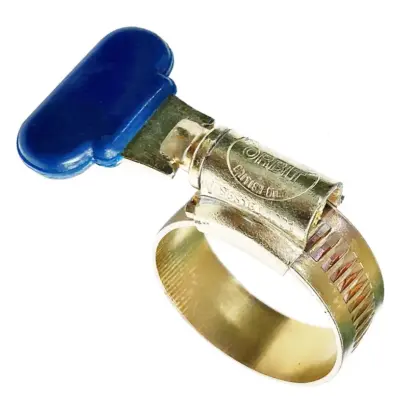Siết Cổ Dê Tay Cầm Nhựa Thép Mạ Kẽm Ống 22-30mm