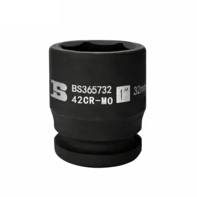 Đầu Tuýp Đen Khí Nén Lục Giác Ngắn 1 Inch 34 mm Bosi BS365734
