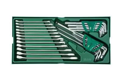 Bộ Khay Cờ Lê Vòng Miệng – Bộ Lục Giác 30 Chi Tiết SATA 09906