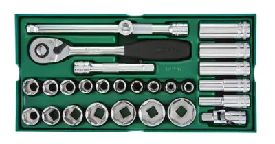 Bộ Đầu Tuýp 27 Chi Tiết 1/2″ SATA 09903