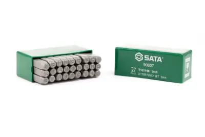 Bộ Đục Đánh Dấu Chữ Cái A-Z (27 Chi Tiết) 3mm Sata 90805