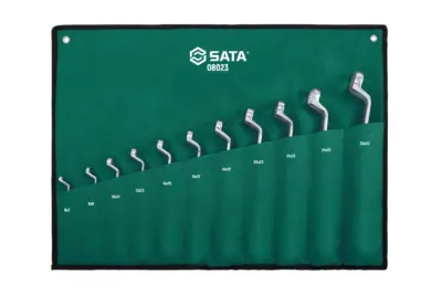 Bộ Cờ Lê 2 Đầu Vòng 11 Chi Tiết, (6mm – 32mm) SATA 08023