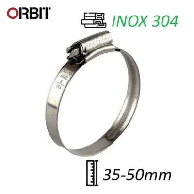 Đai Siết Cổ Dê Inox 304 – Orbit Dùng Cho Ống 35-50mm