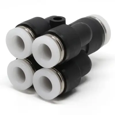 Đầu Nối Nhanh Khí Nén Chữ Y 5 Ngã Dạng Nối Giảm Pisco PRG5/16-1/4