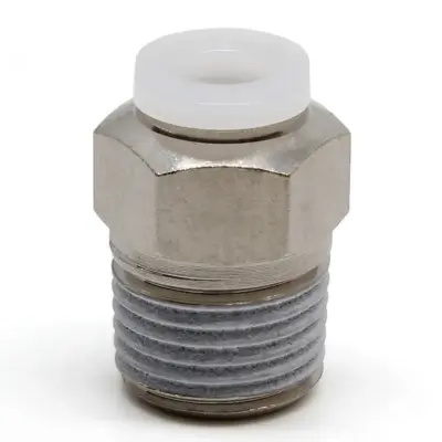 Đầu Nối Nhanh Khí Nén Dạng Thẳng Thân Lục Giác Ren Ngoài Pisco PC5/32-N0MU