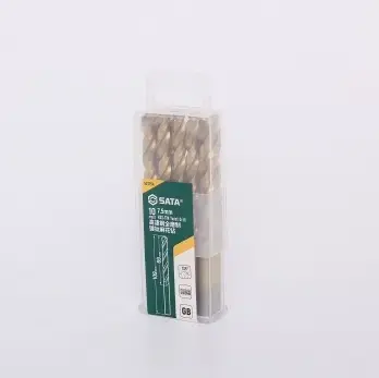 Bộ 10 Mũi Khoan Chuôi Tròn 7.5mm Sata 52175A