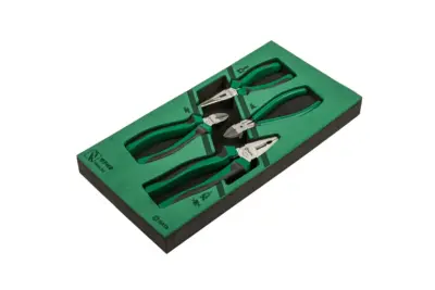 Bộ Kìm (Nhọn. Bằng. Cắt) Sata 4 Chi Tiết 09912A