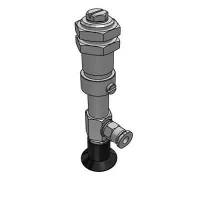 Bộ Nấm Hút Chân Không Và Giá Đỡ, Silicone Dẫn Điện, O.D 20 mm, Pisco VPD20-15LSE-4J