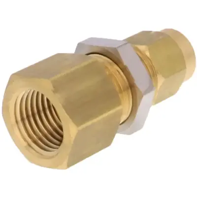 Đầu Ngạnh Nối Ống Có Đai Ốc Xiết Dạng Lắp Vách Ren Trong Pisco NKMF1280-03
