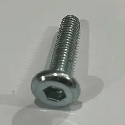 Lục Giác Chìm Đầu Dẹp Thép Mạ Kẽm M6x15 (Khóa 5mm)