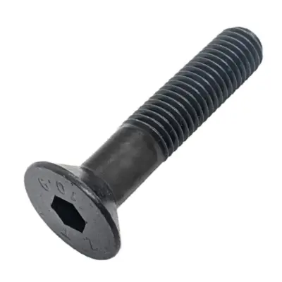 Lục Giác Chìm Col Thép Đen 10.9 DIN7991 M12x90 Ren Lửng