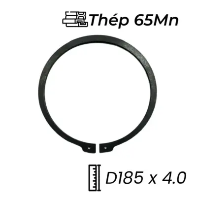 Phe Gài Trục Thép 65Mn DIN471 D185x4.0