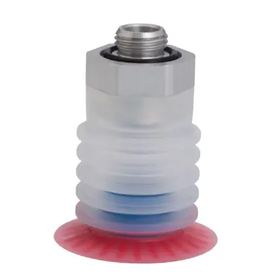 Bộ Nấm Hút Chân Không Và Giá Đỡ Ngành Bao Bì, Silicone, O.D 50 mm, Pisco VPE50PBS25-G1-MS