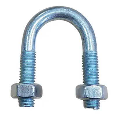 Cùm U Thép Mạ Kẽm UNC 1/4 x 2.1/2 (Gồm 2 Tán)