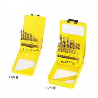 Bộ 19 Chi Tiết Mũi Khoan Xoắn Chuôi Thẳng HSS 1-10 mm Bosi BS532519
