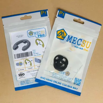 Phe Gài Trục Chữ E Thép DIN6799 D6 (10Cái/Bịch)
