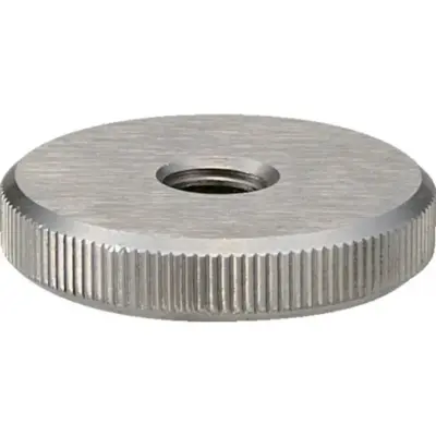 Núm Vặn Tròn Khía Inox Ren Trong OD12 M3 NBK Dòng KUFS