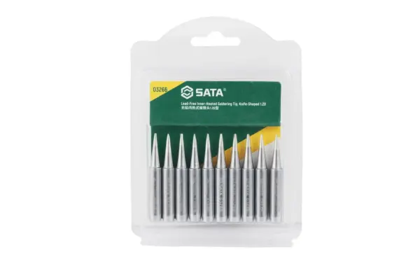 Mũi Hàn Không Chì Đầu Dẹp Sata 03266