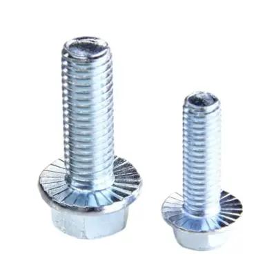 Bulong Đầu Bông Thép Mạ Kẽm 10.9 DIN6921 M14x1.5×40 Ren Nhuyễn (Có Khía)