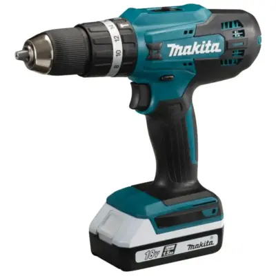 Máy Khoan Búa Và Vặn Vít Dùng Pin 18V Makita HP488DWAE (Kèm 1 Sạc DC18WA + 2 Pin BL1820G 18V 2.0Ah)